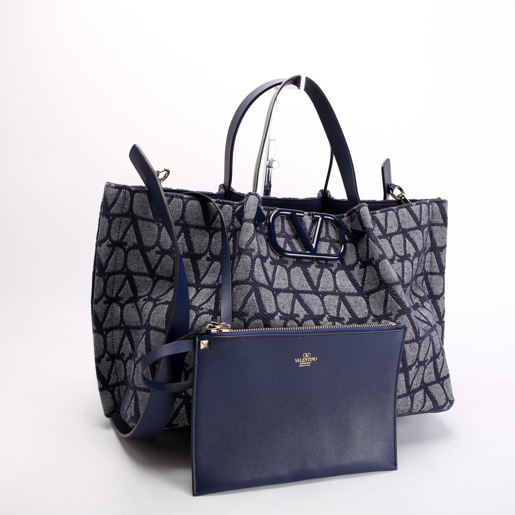 VLogo Icongraphe Denim with Pouch Navy/Denim