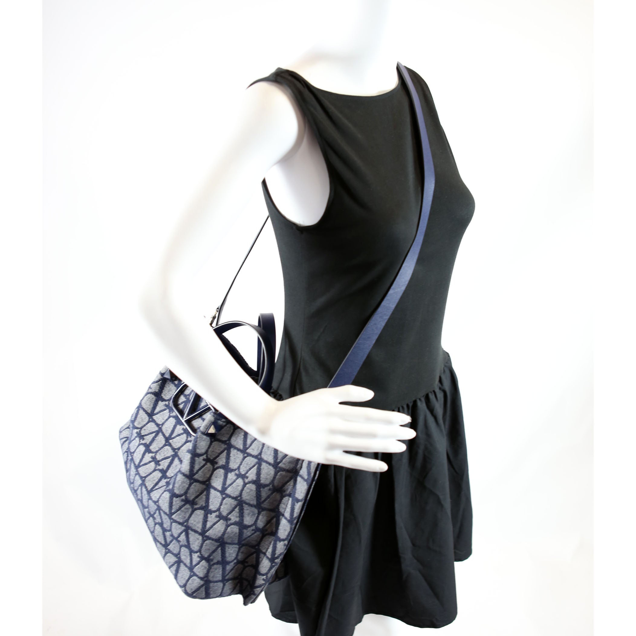 VLogo Icongraphe Denim with Pouch Navy/Denim