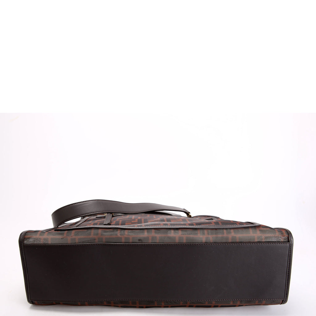 8BH360 FF Mesh Runaway Shopper Medium Brown