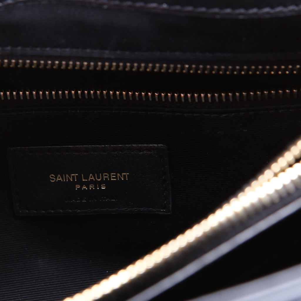 Loulou Medium Quilted Black/Gold