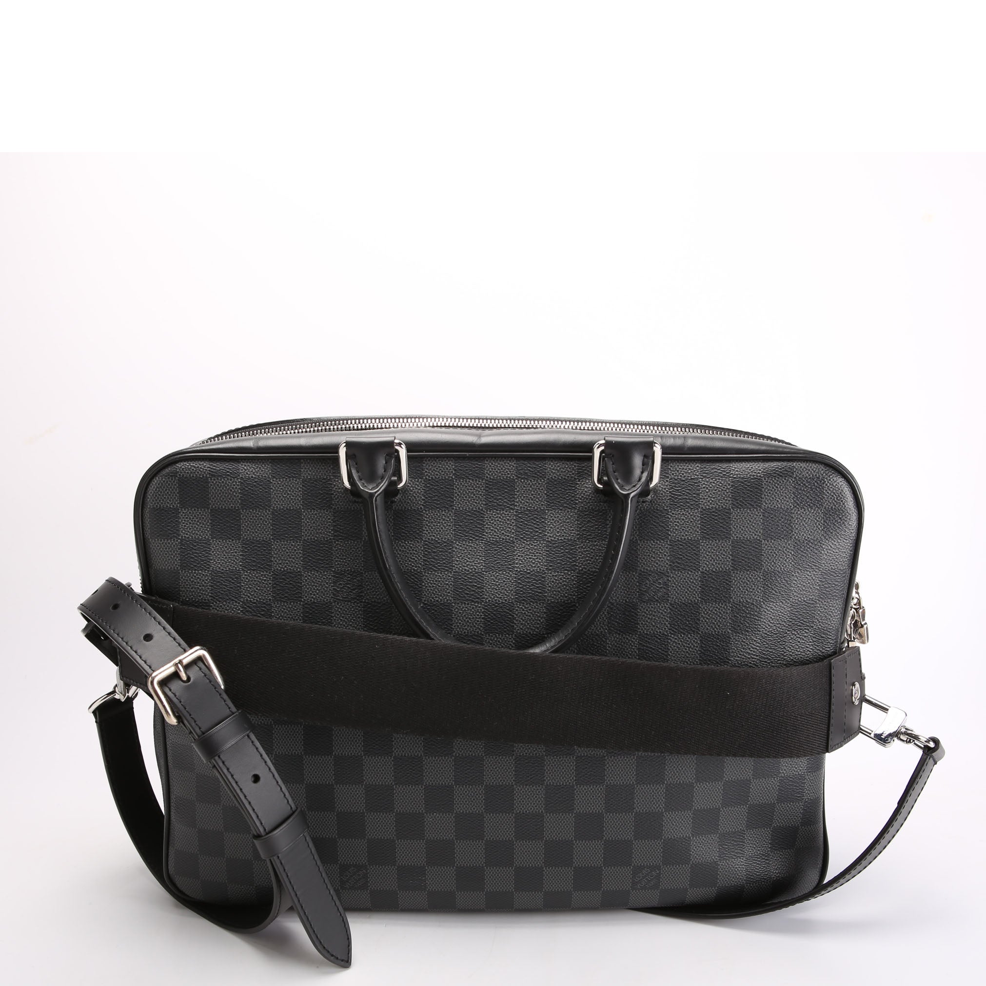 Porte Documents Jour Damier Graphite Black/Gray