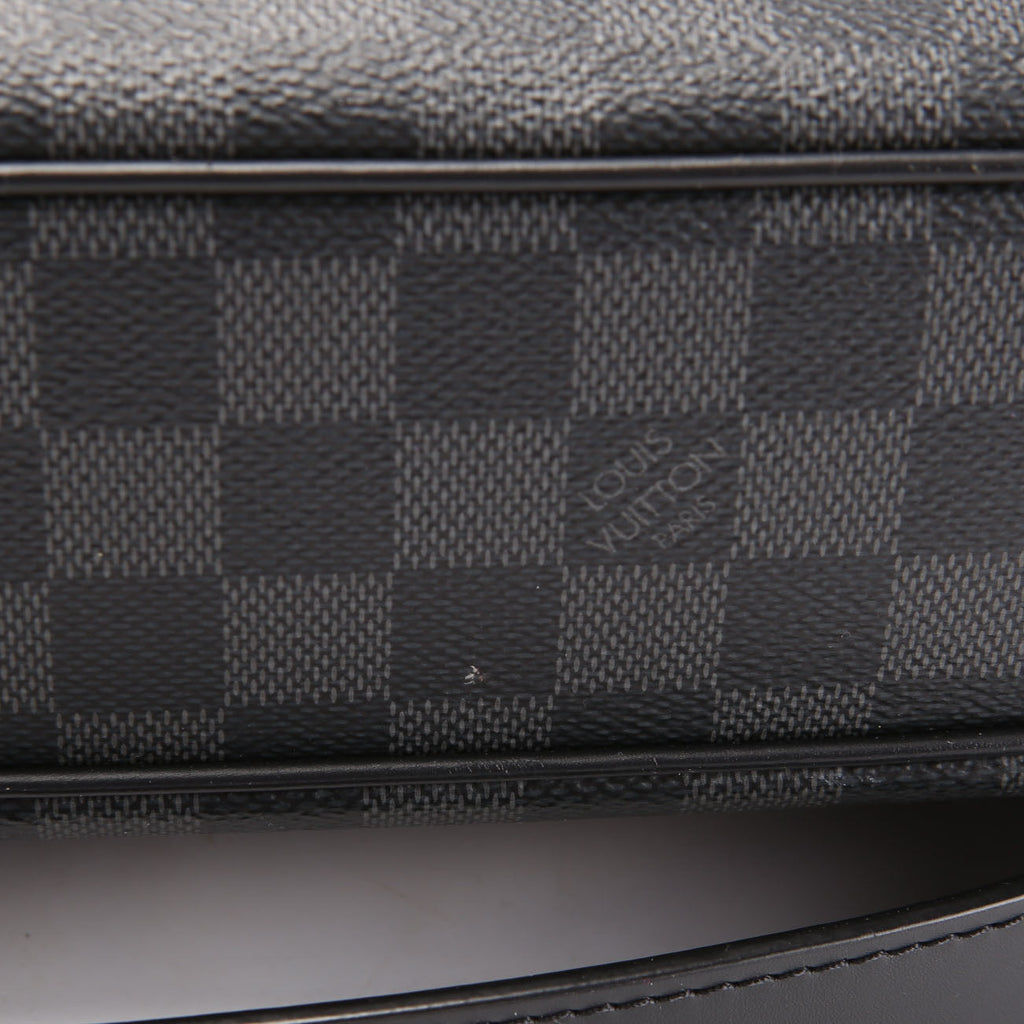 Porte Documents Jour Damier Graphite Black/Gray