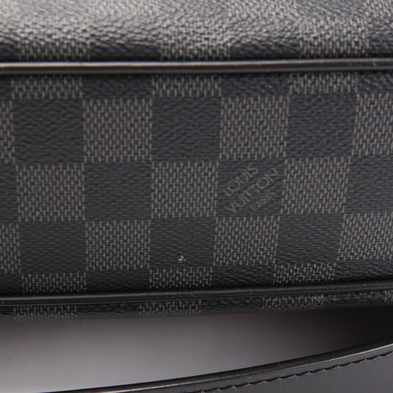 Porte Documents Jour Damier Graphite Black/Gray