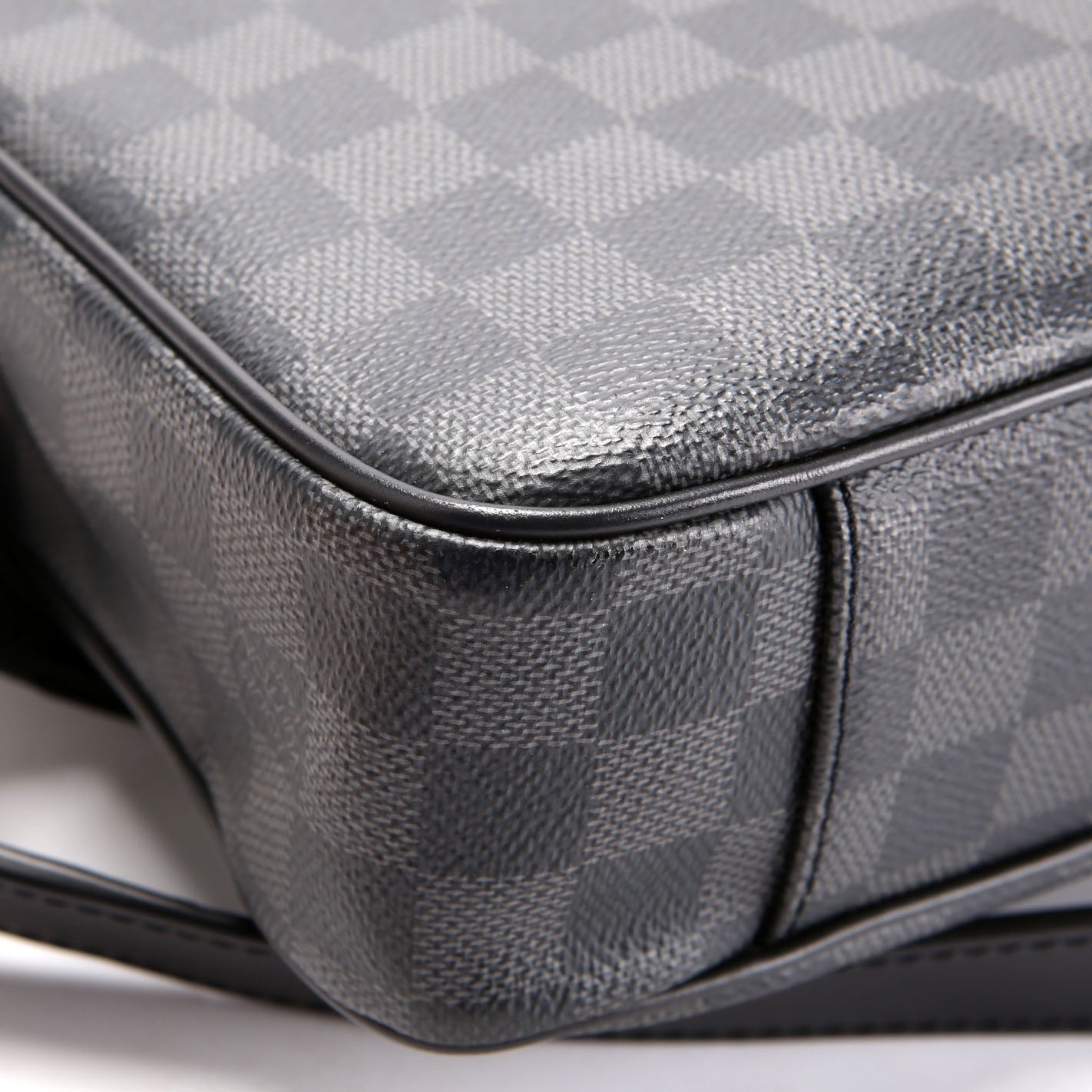 Porte Documents Jour Damier Graphite Black/Gray
