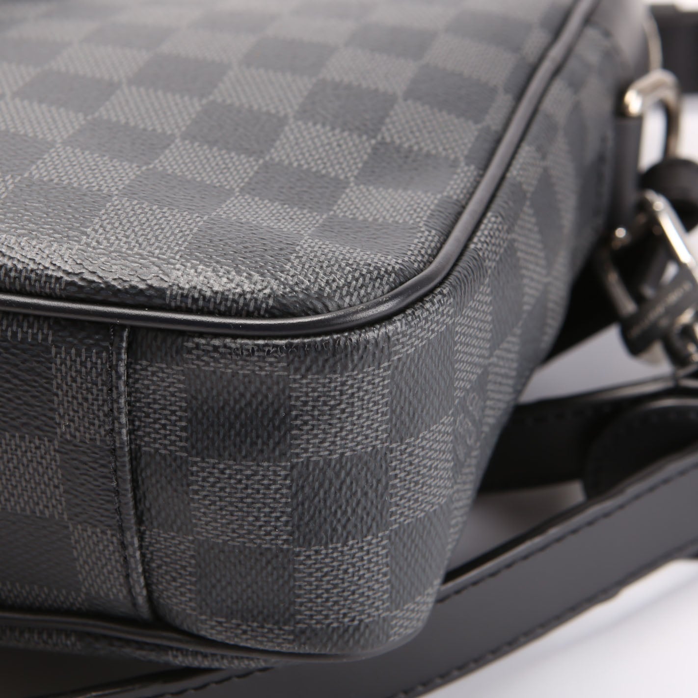 Porte Documents Jour Damier Graphite Black/Gray
