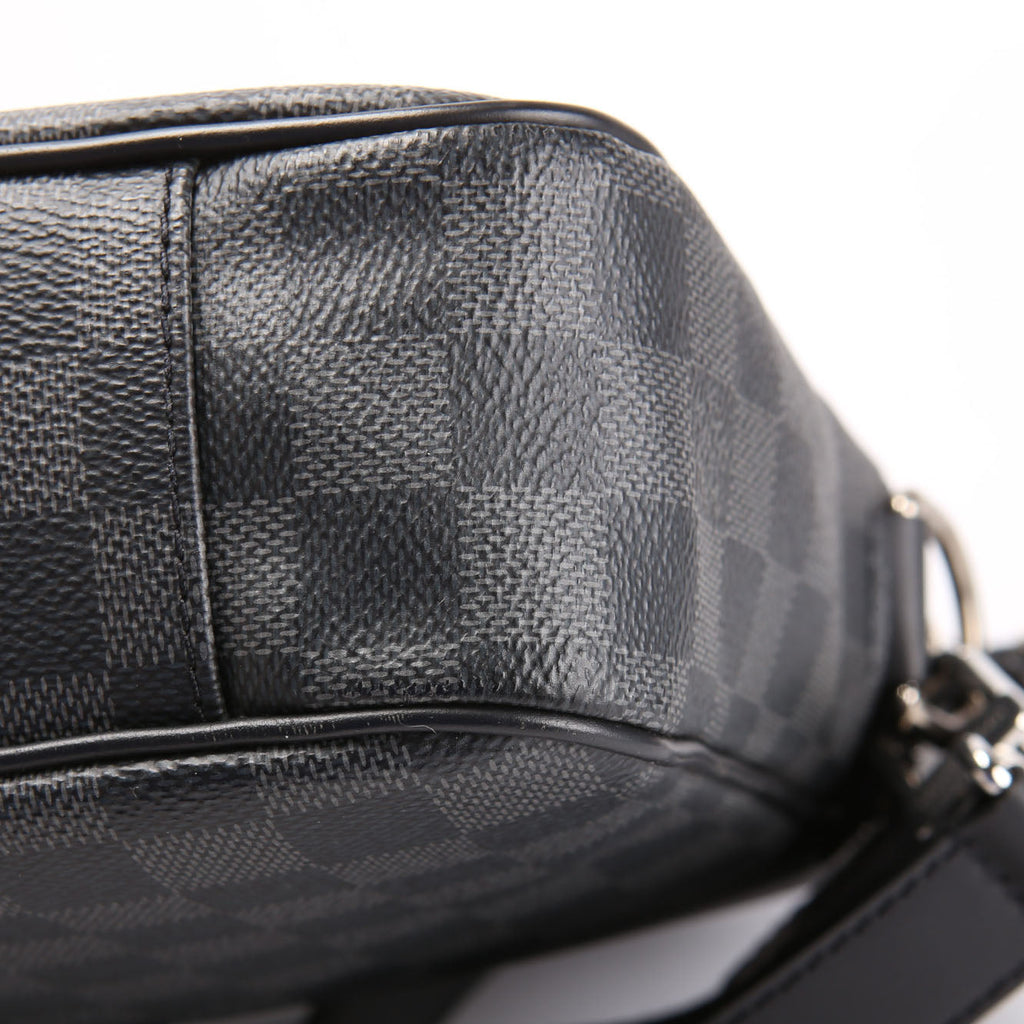 Porte Documents Jour Damier Graphite Black/Gray