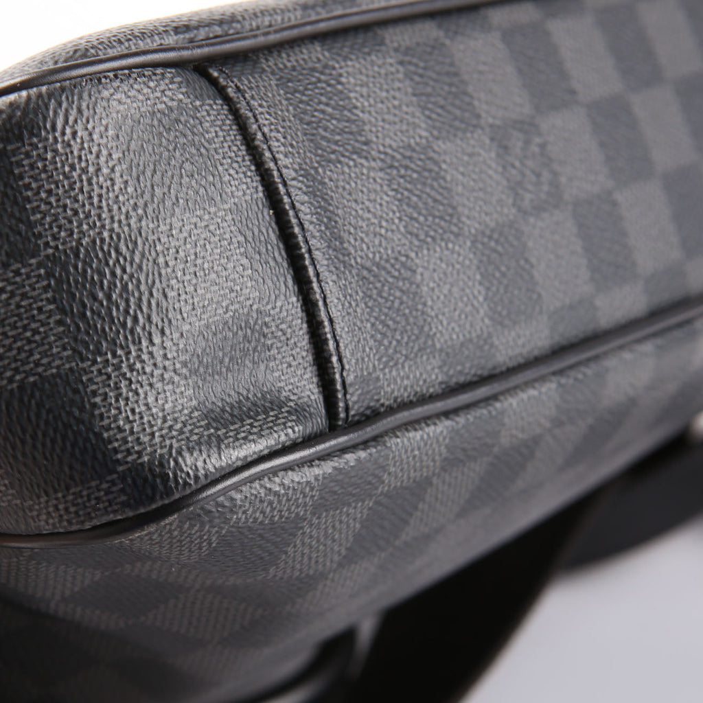 Porte Documents Jour Damier Graphite Black/Gray