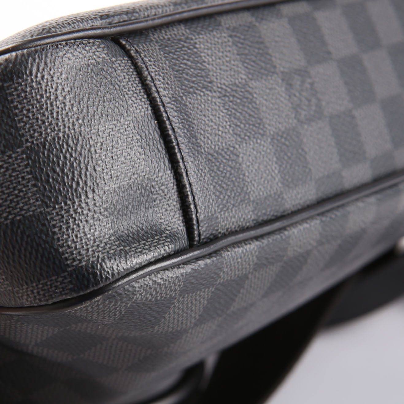 Porte Documents Jour Damier Graphite Black/Gray