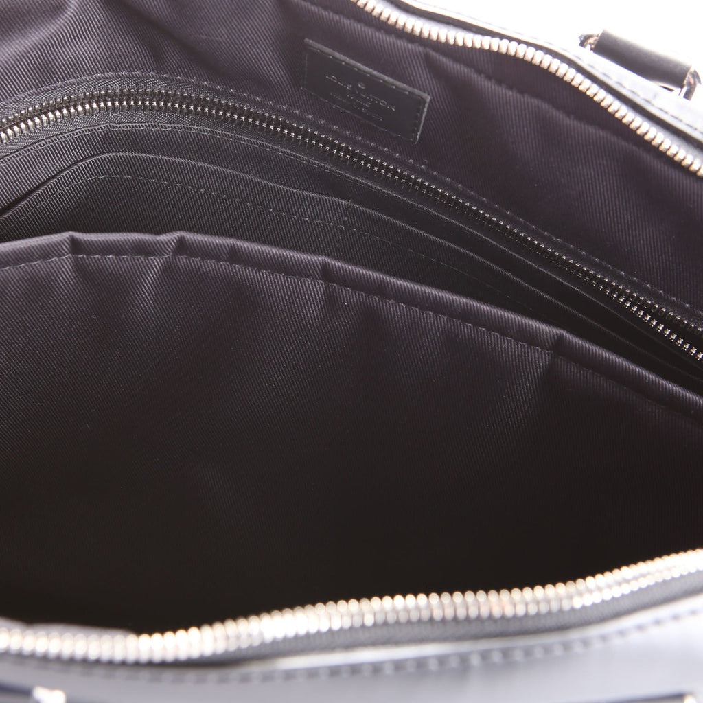 Porte Documents Jour Damier Graphite Black/Gray