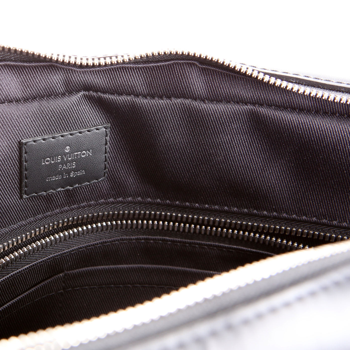 Porte Documents Jour Damier Graphite Black/Gray