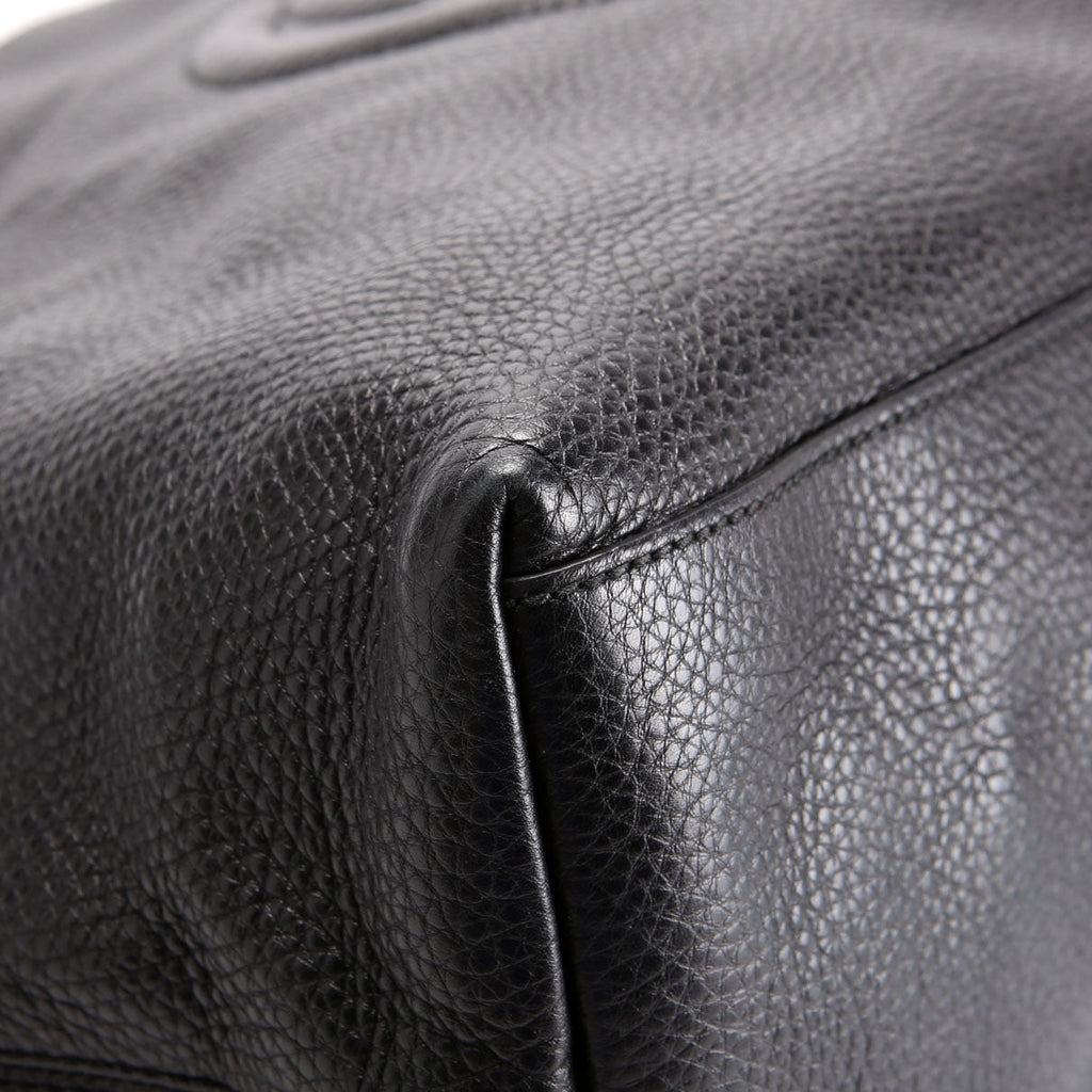 310306 Soho Leather Shoulder Large Black