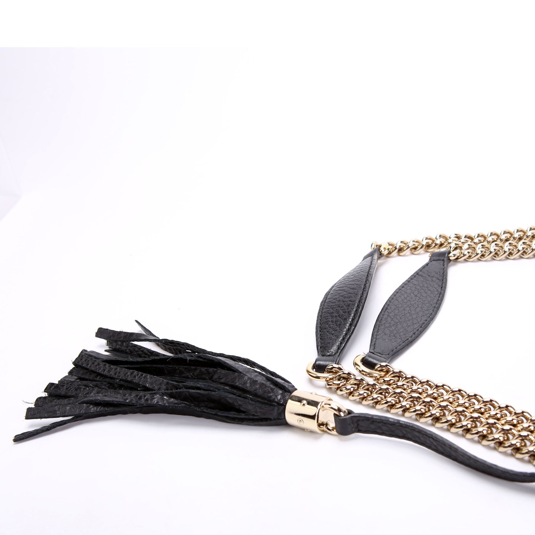 310306 Soho Leather Shoulder Large Black