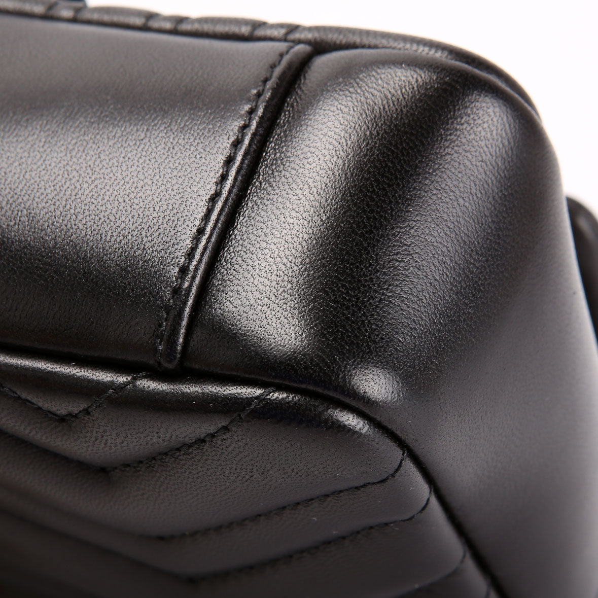 837280 GG Marmont Leather Small Shoulder Flap Black