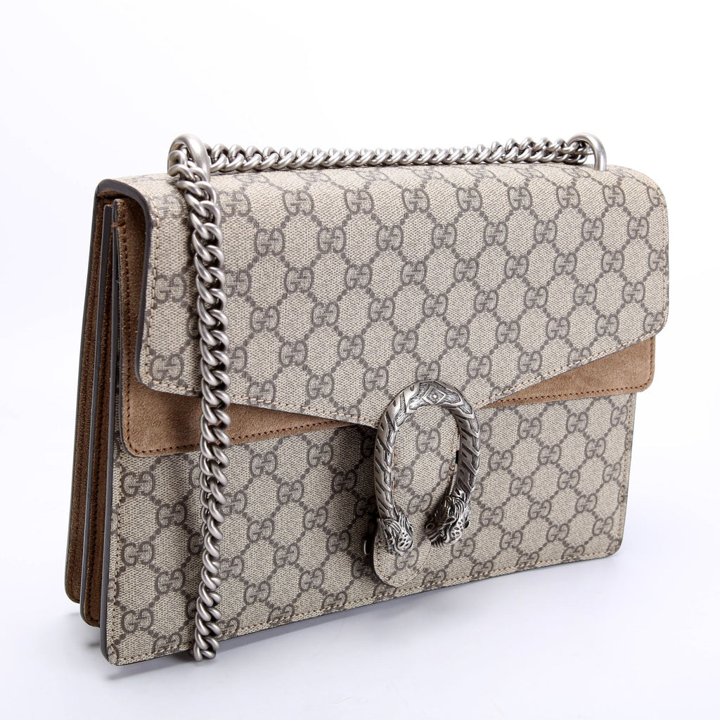 403348 Dionysus GG Shoulder Medium Beige