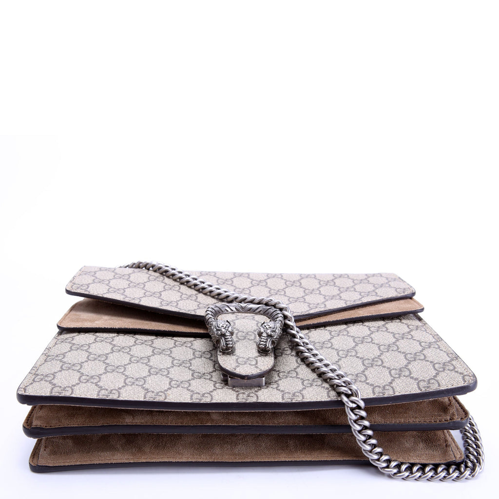 403348 Dionysus GG Shoulder Medium Beige