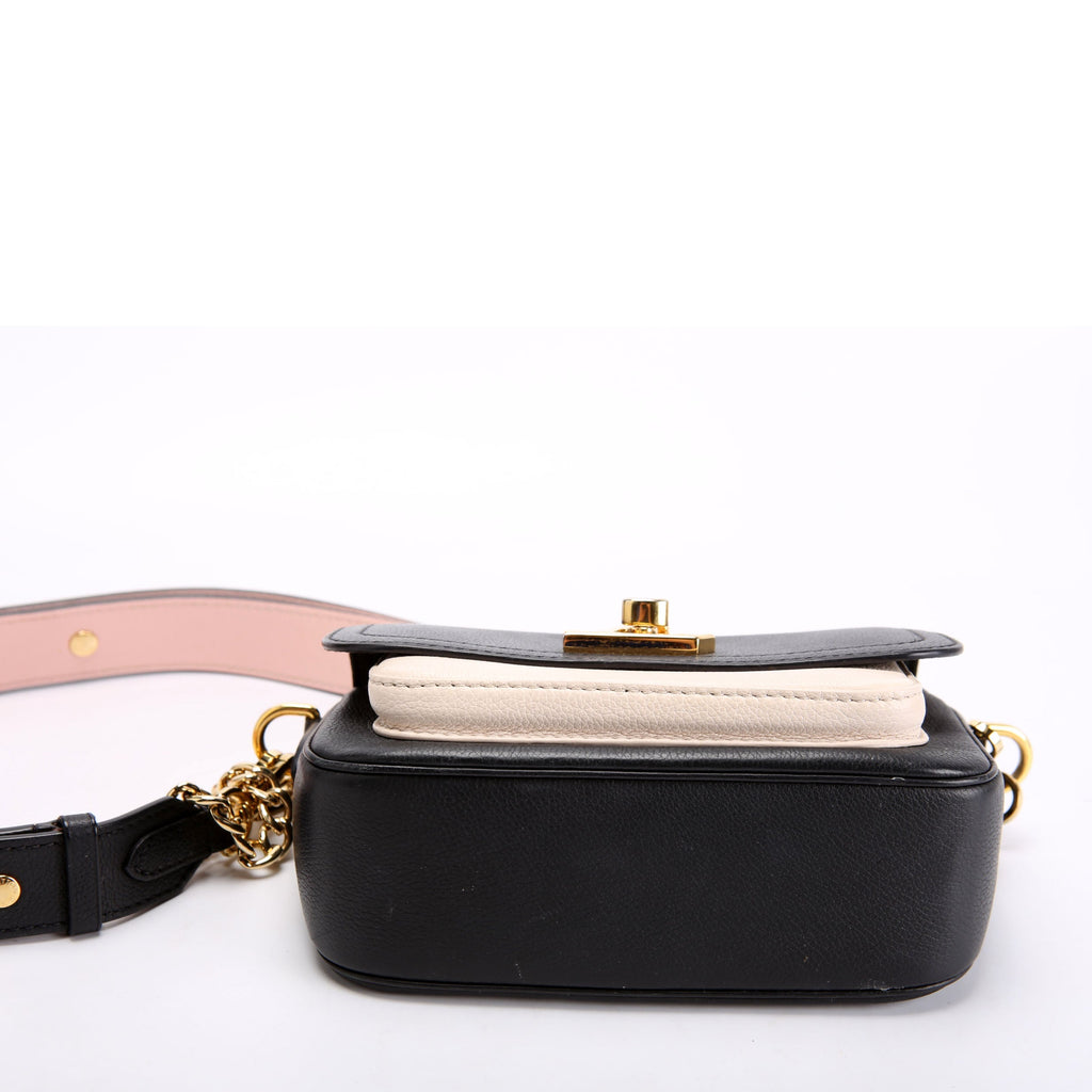 Lockme Tender Supple Calfskin Black/Cream