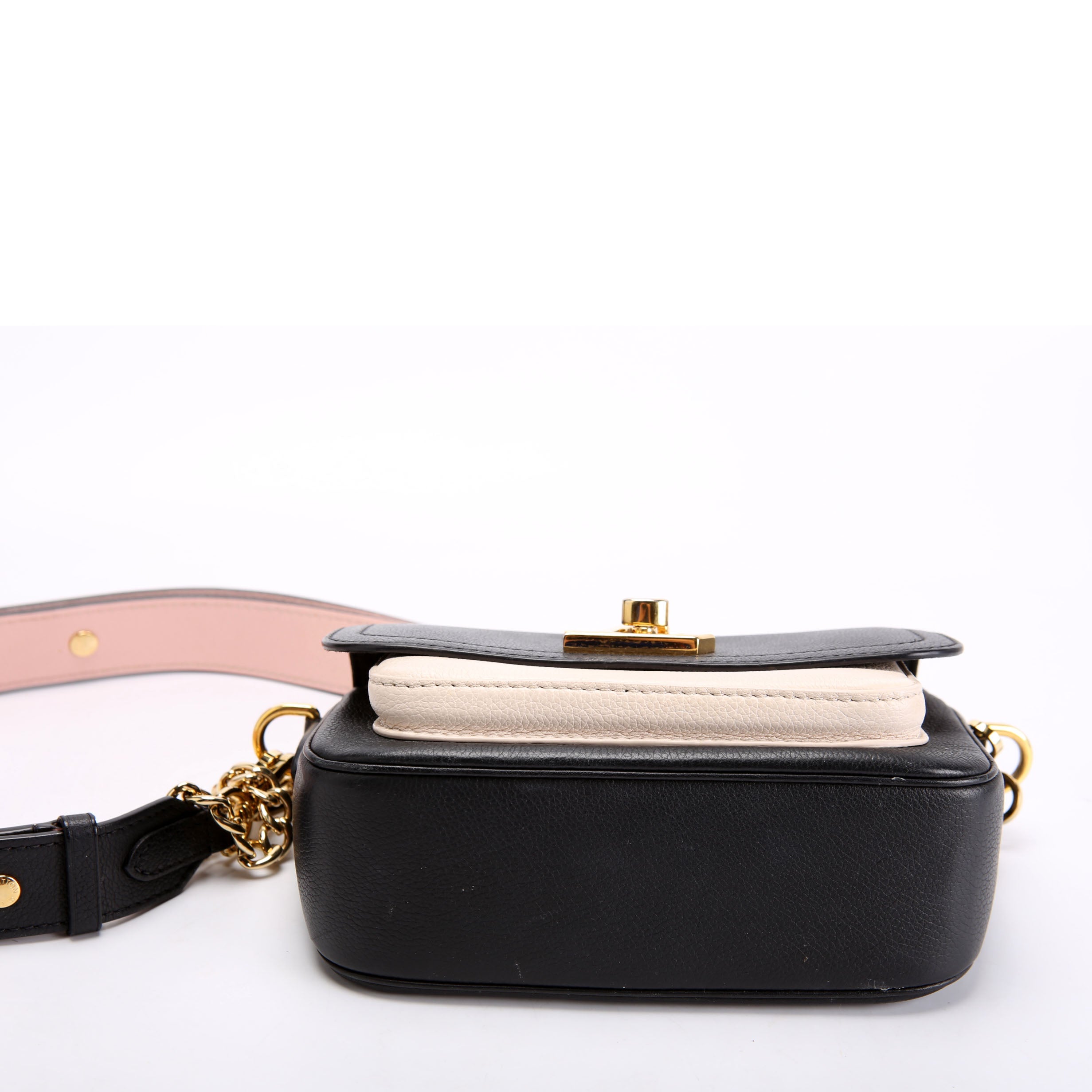 Lockme Tender Supple Calfskin Black/Cream