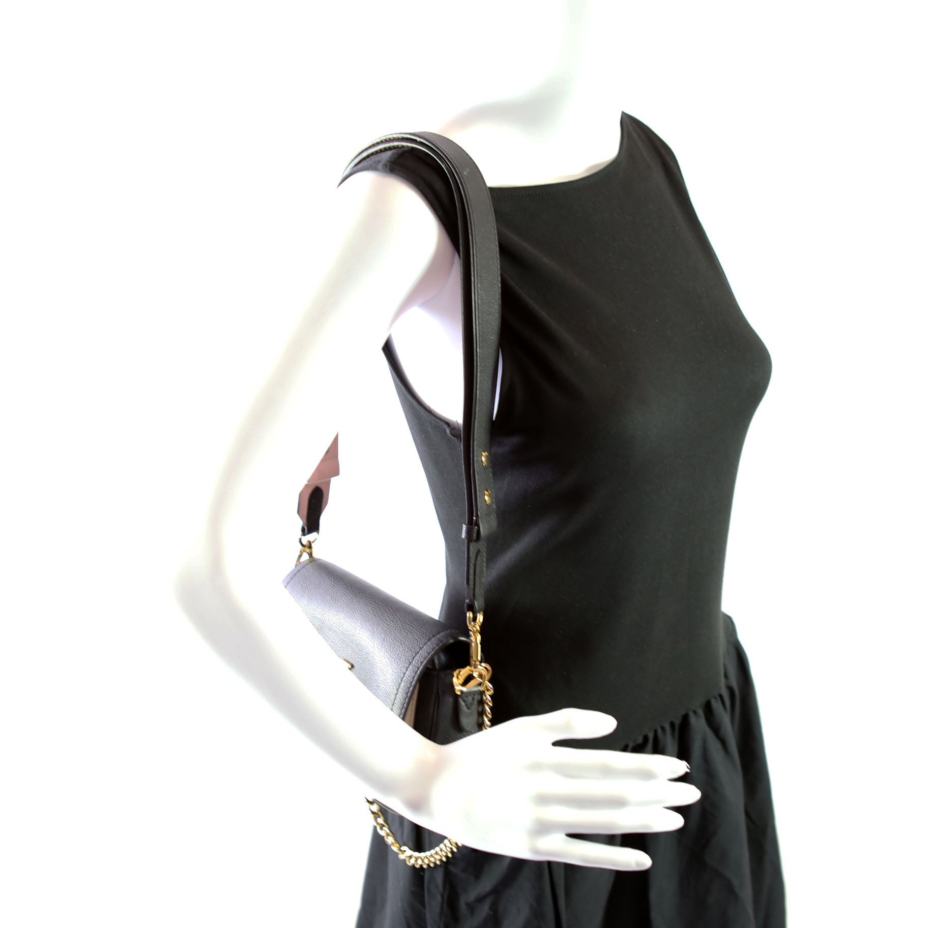 Lockme Tender Supple Calfskin Black/Cream
