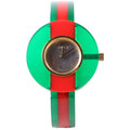 Gucci Web Plexiglass 143.4 Watch Green/Red