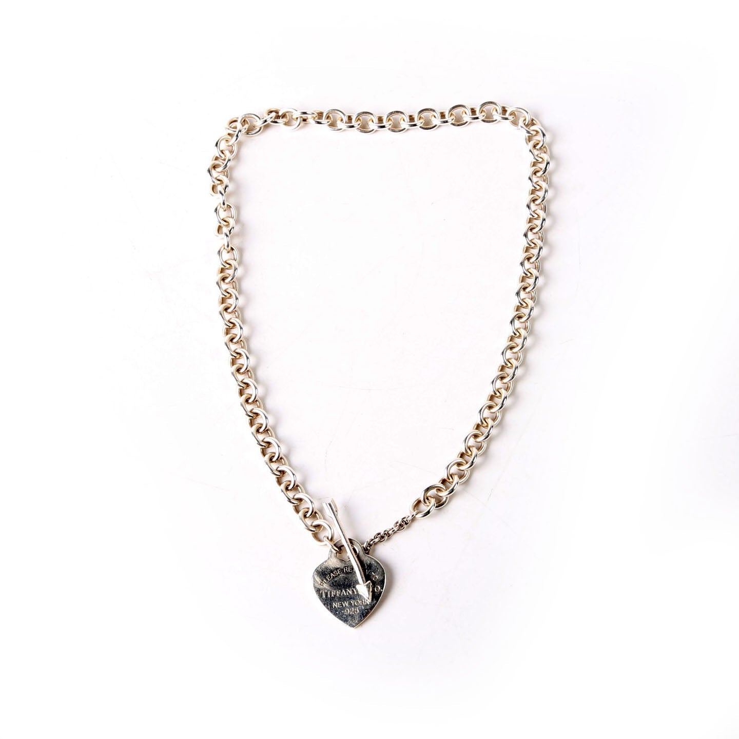 Lovestruck Heart Tag Necklace 925
