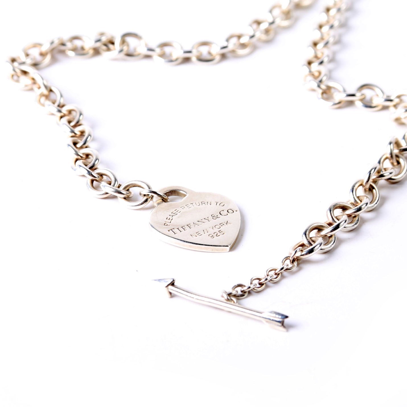 Lovestruck Heart Tag Necklace 925