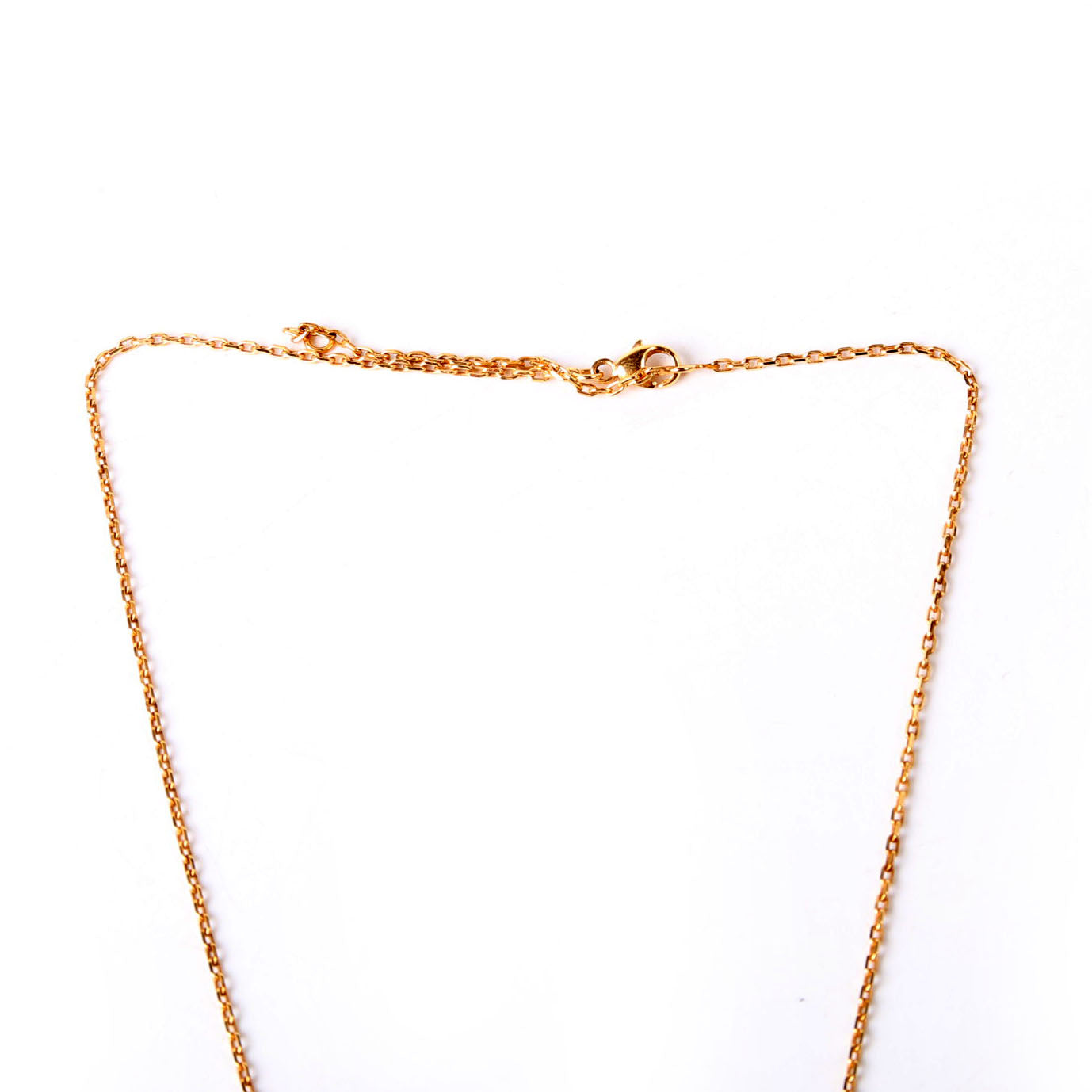 Hermes O'Kelly Swift/Rose Gold Small Pendant Necklace