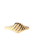 Sculpted Cable Micro Pinky Ring Size 4 750