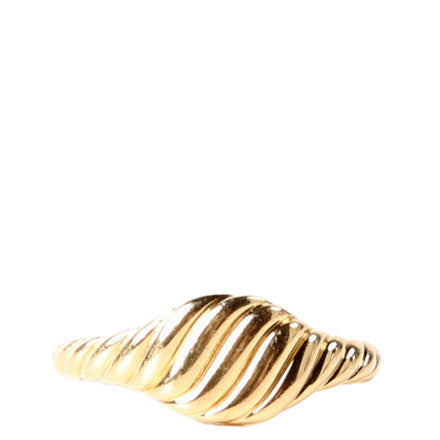 Sculpted Cable Micro Pinky Ring Size 4 750