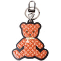Teddy Bear Key Ring Bag Charm Brown/Black