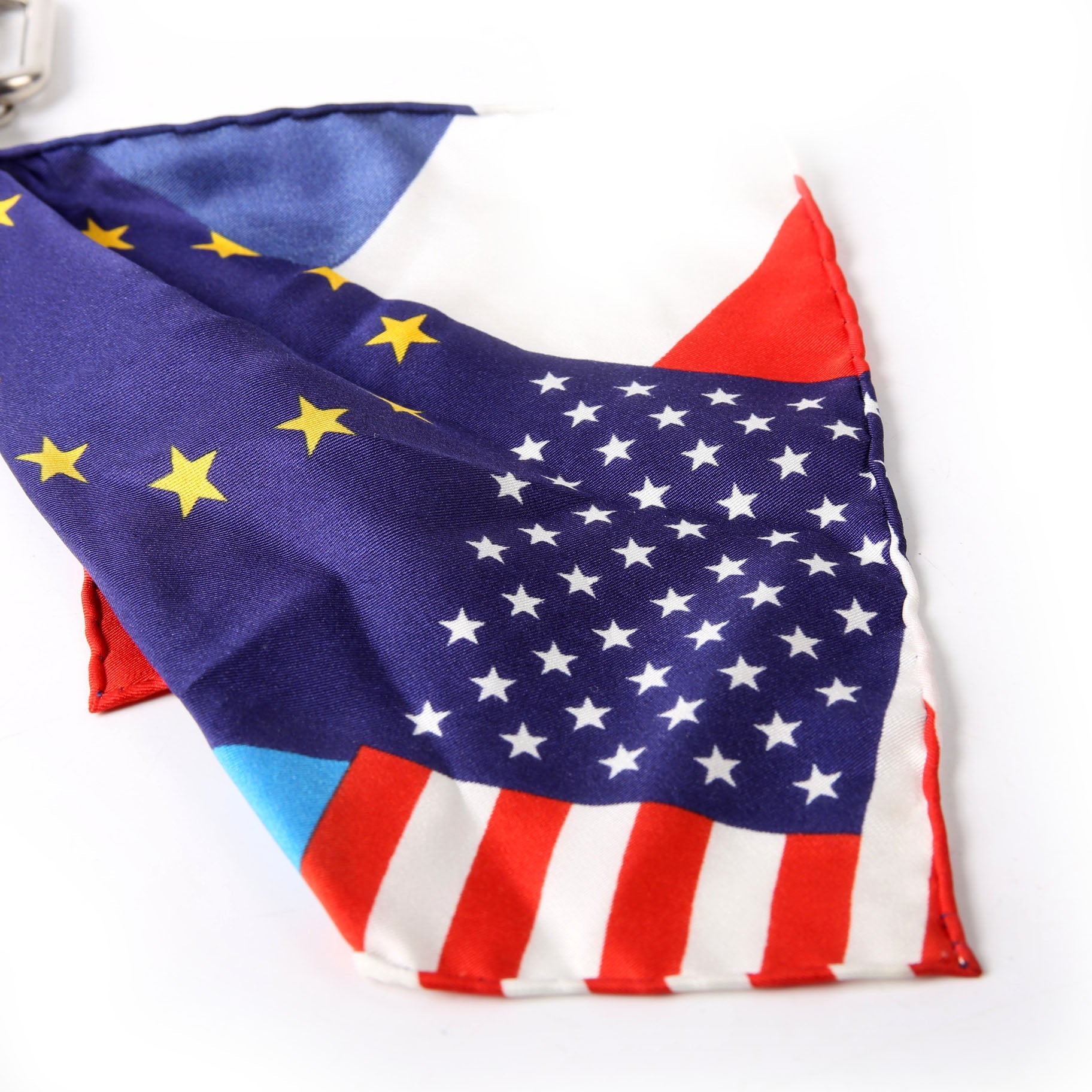 Silk Flags Bag Charm Multicolor