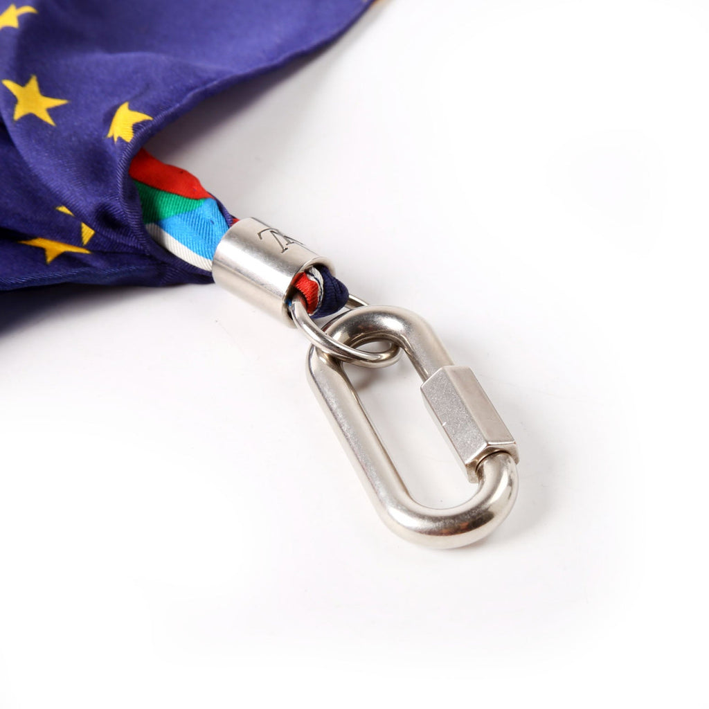 Silk Flags Bag Charm Multicolor