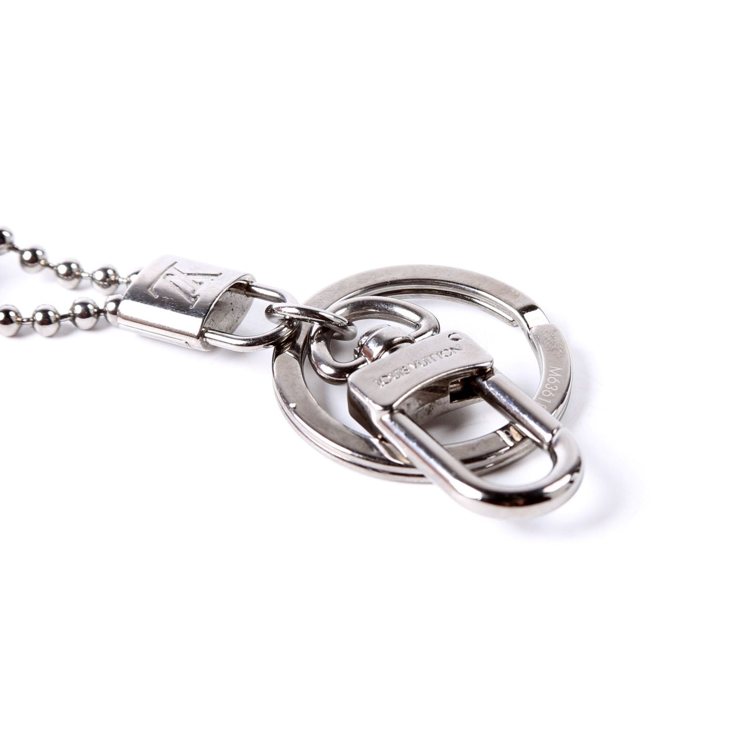 Porte Cles ID Tab Key Holder Bag Charm Black