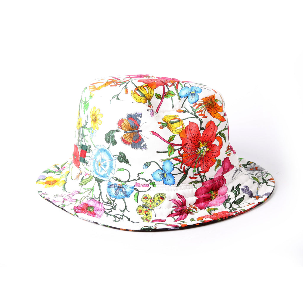 811433 Flora Reversible Bucket Hat White/Multicolor