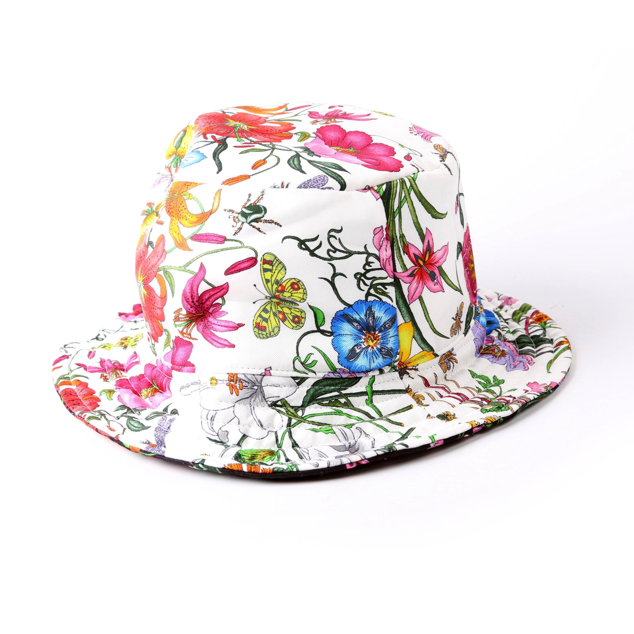 811433 Flora Reversible Bucket Hat White/Multicolor
