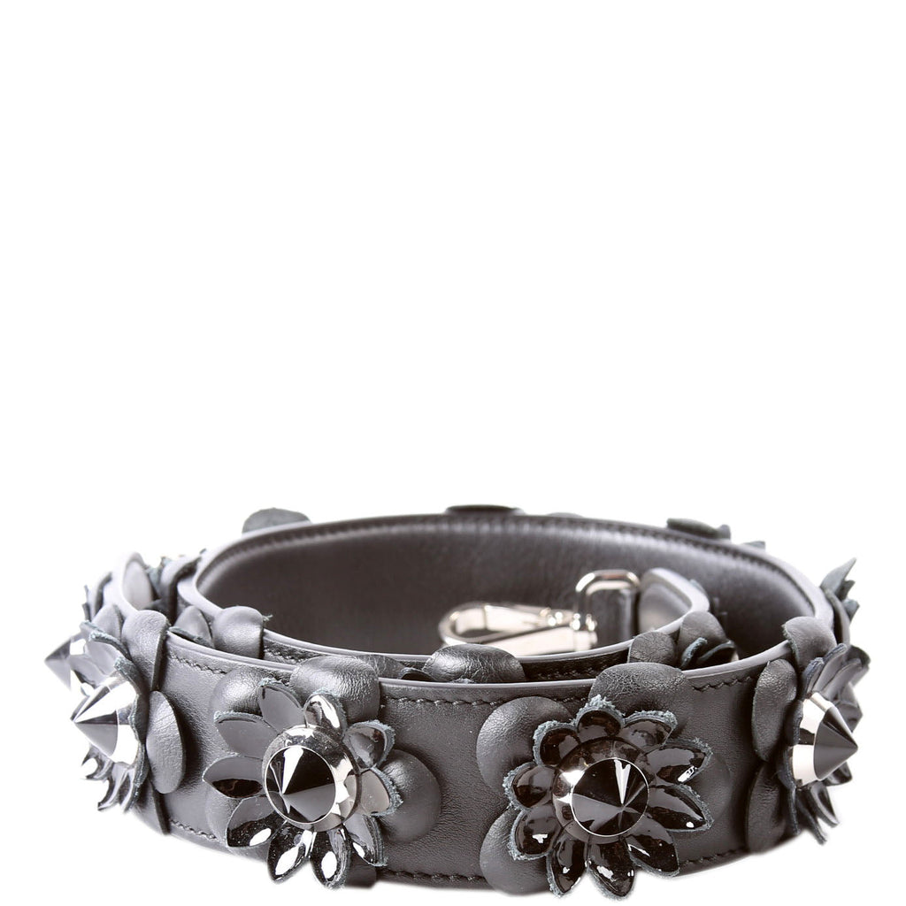 Fendi Strap You F Flowers Strap Black