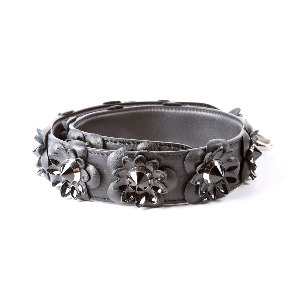 Fendi Strap You F Flowers Strap Black