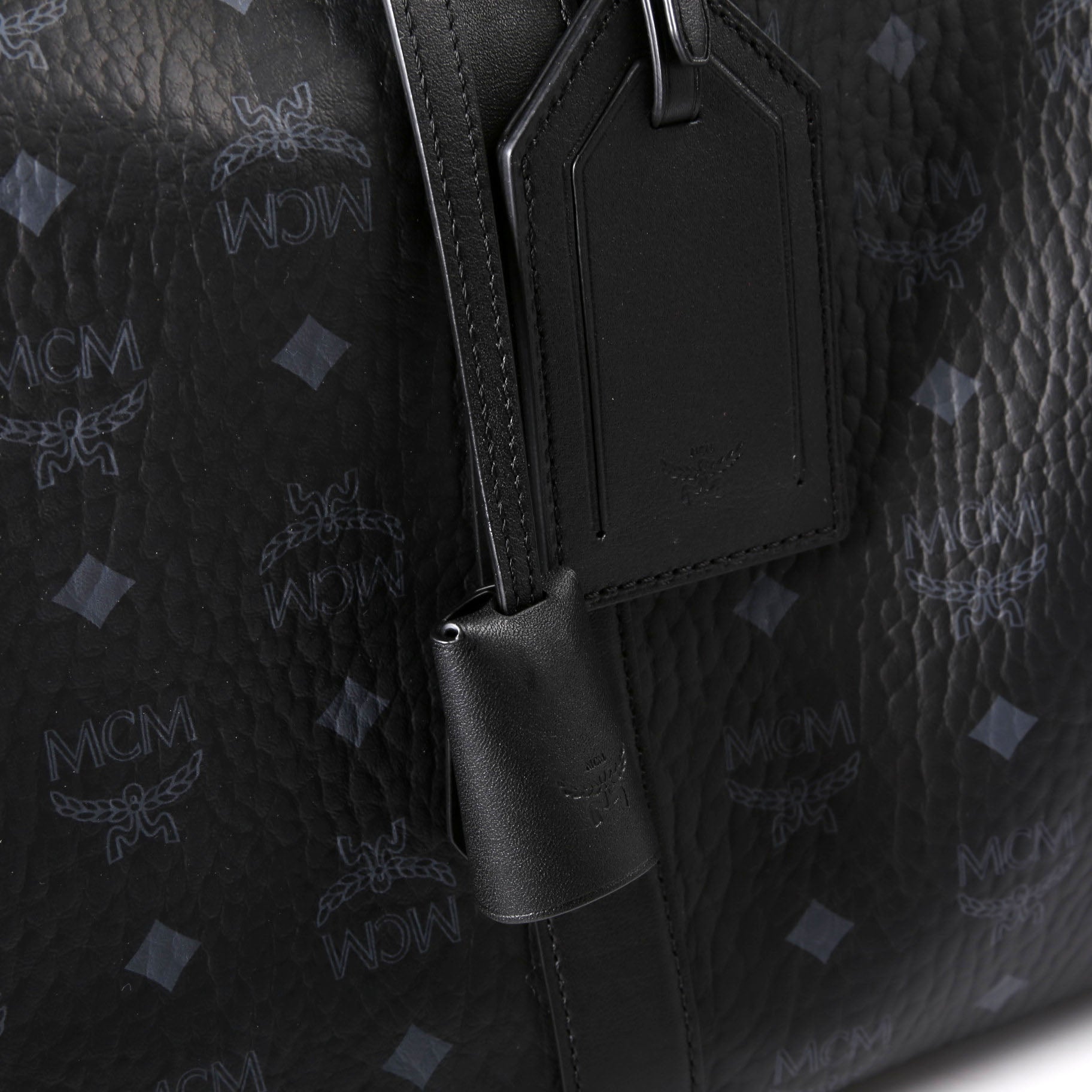 Bape X MCM Lunar New Year Visetos Weekender Medium Black/Gold