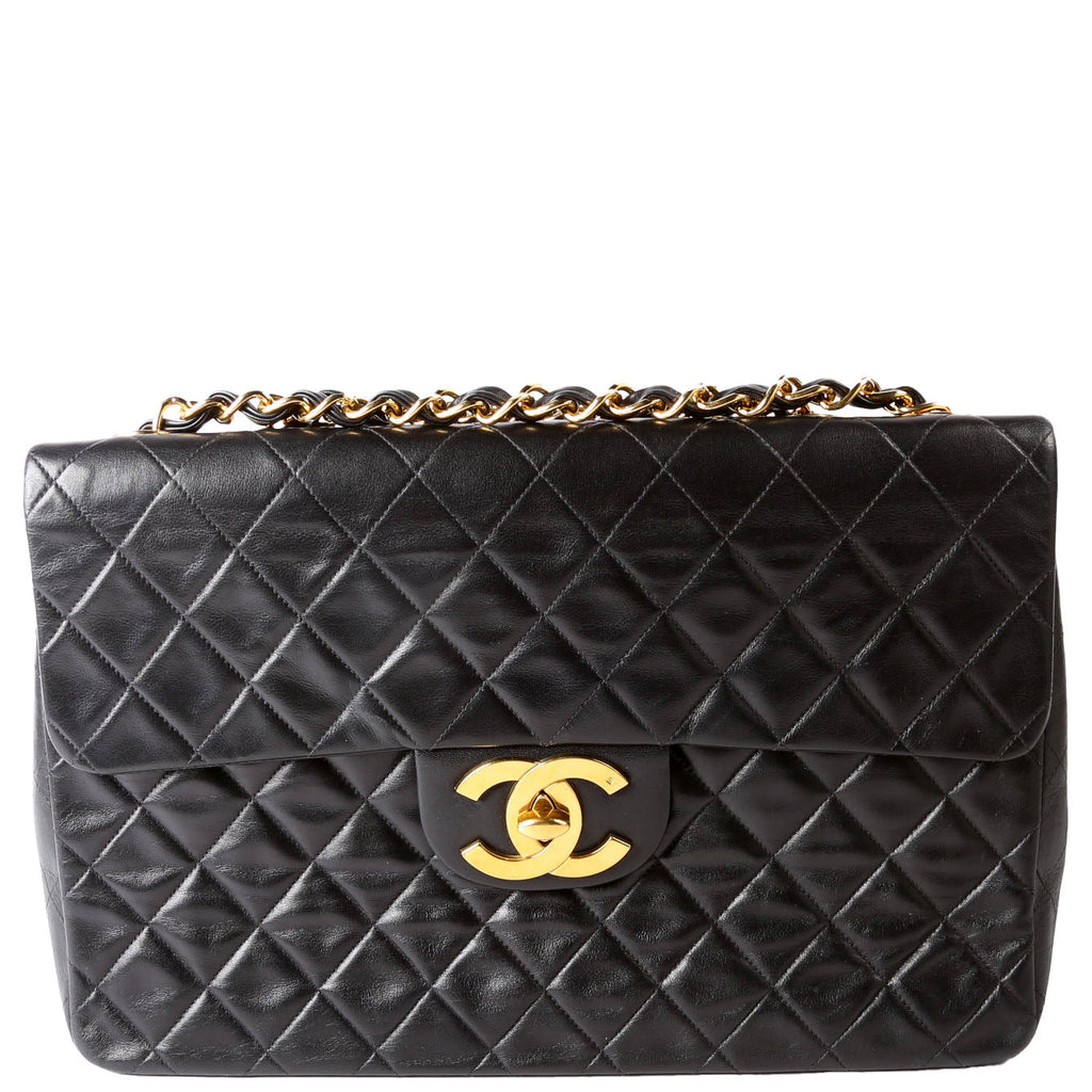 Classic Flap XL Jumbo Lambskin Black