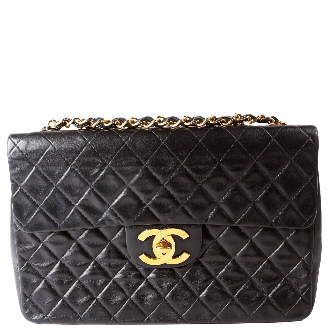 Classic Flap XL Jumbo Lambskin Black