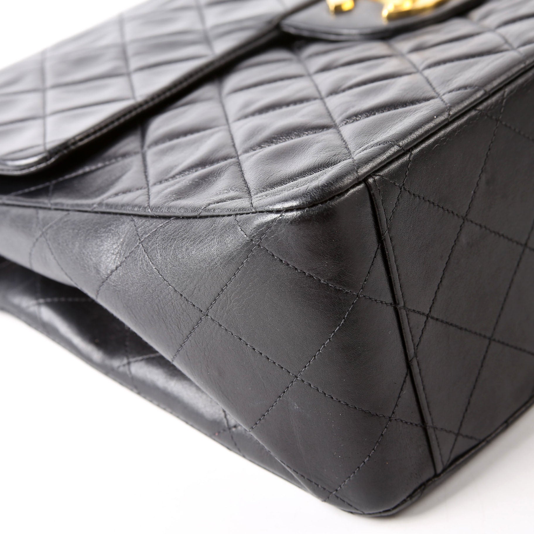 Classic Flap XL Jumbo Lambskin Black