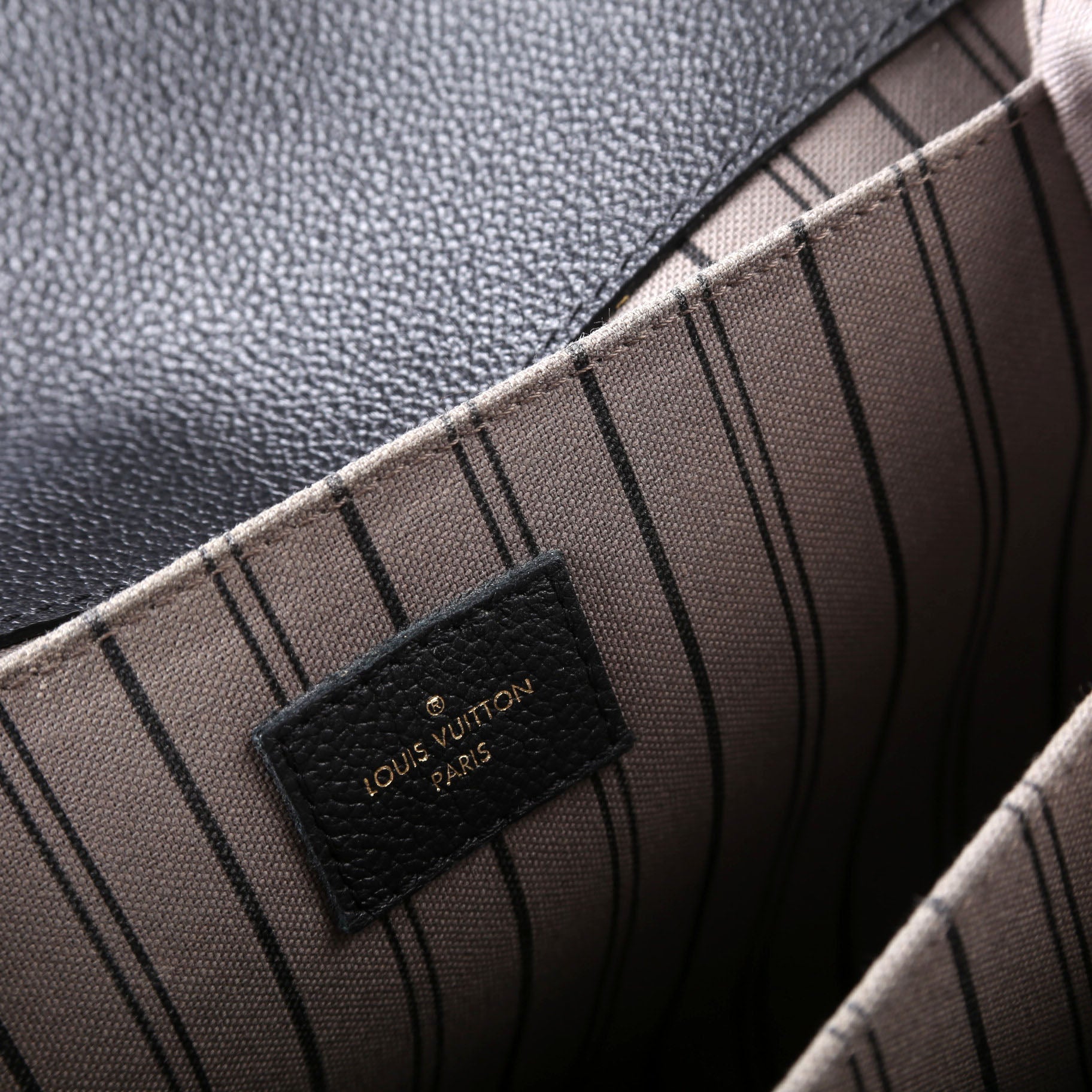 Pochette Metis Empreinte Black