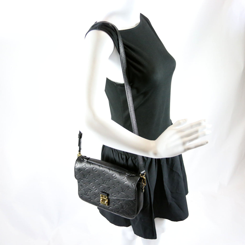 Pochette Metis Empreinte Black
