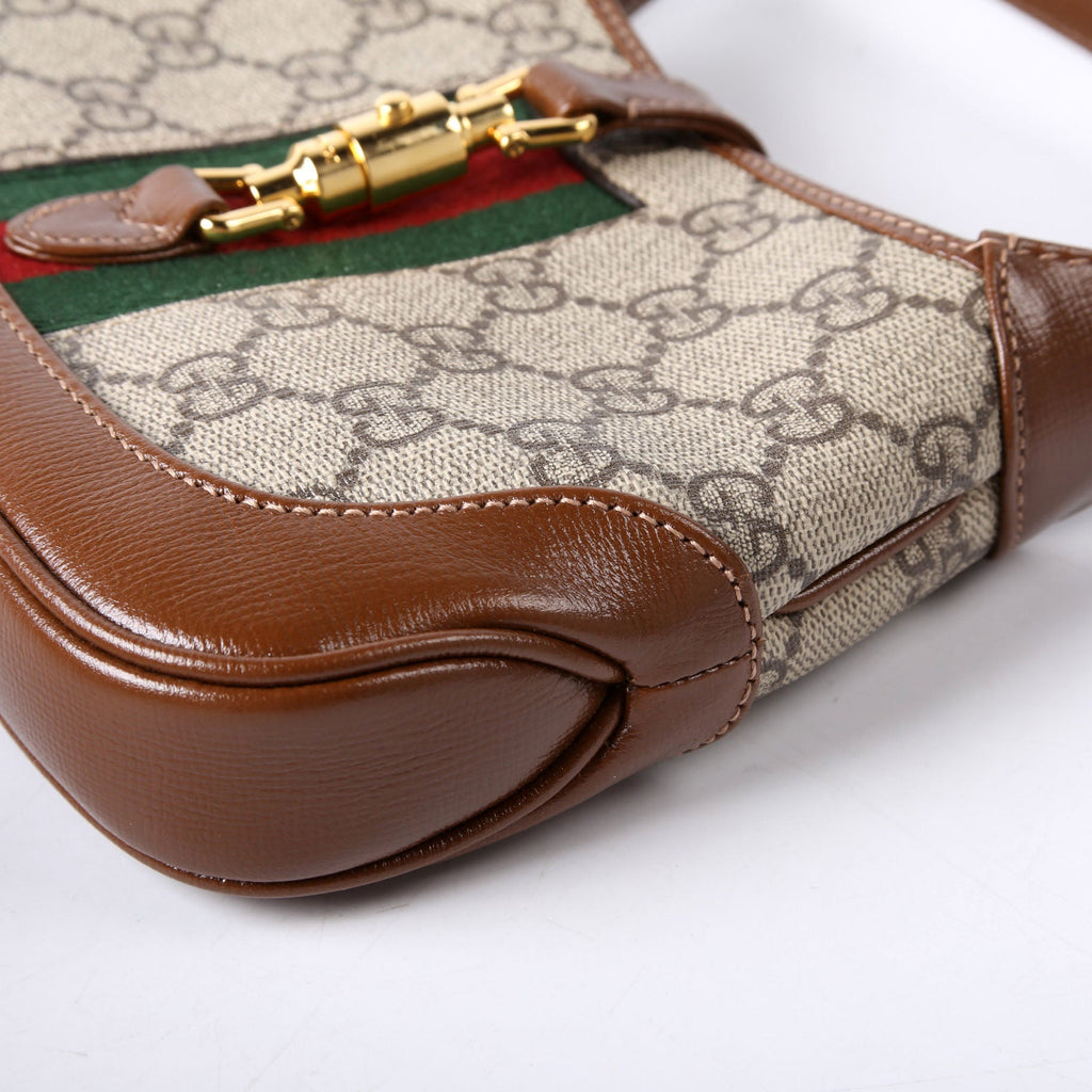 Gucci 637092 Jackie 1961 Mini Hobo Brown