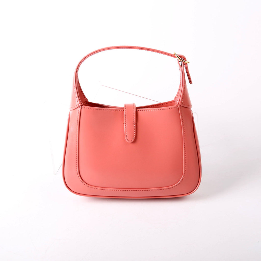 Gucci 637091 Jackie 1961 Mini Hobo Leather Coral