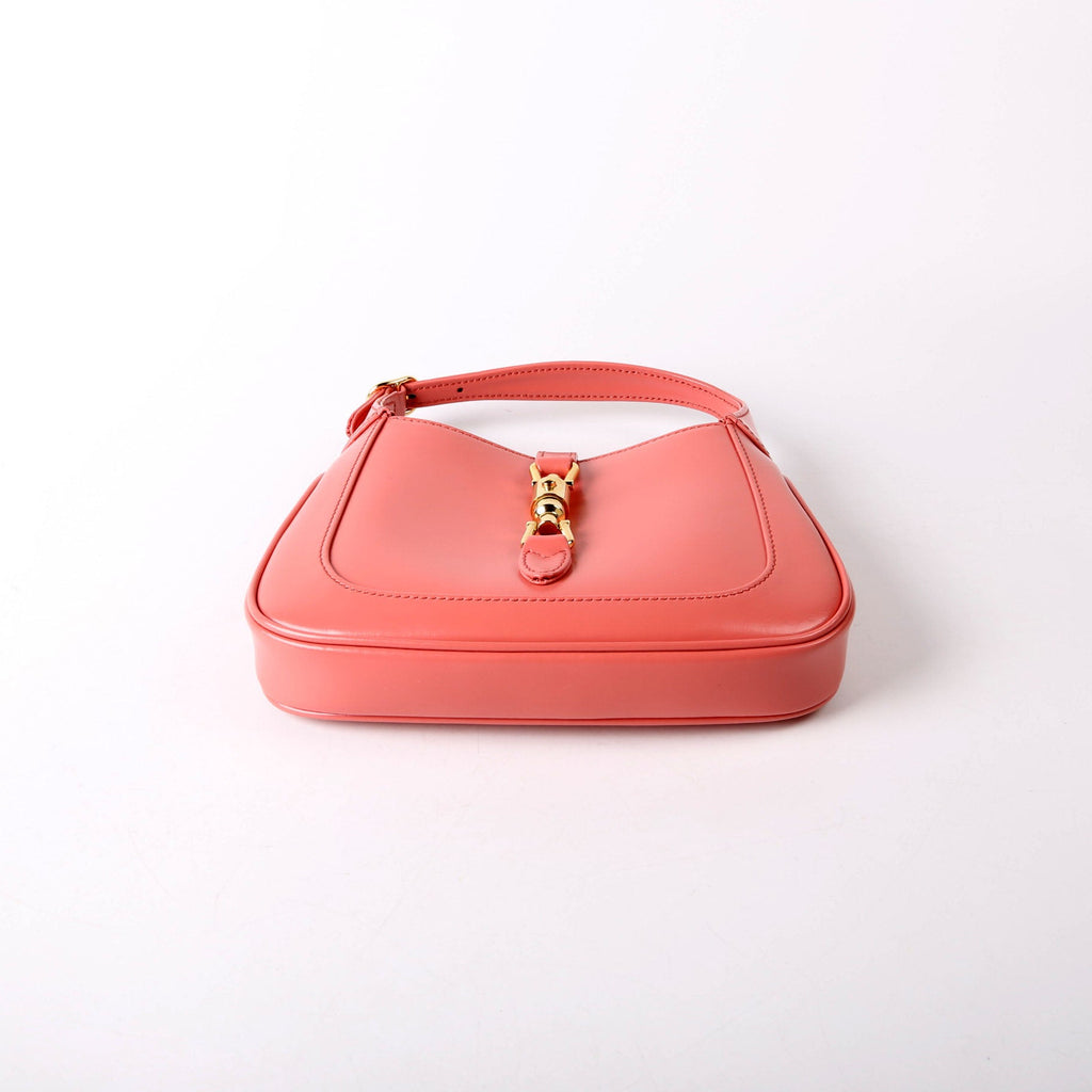 Gucci 637091 Jackie 1961 Mini Hobo Leather Coral