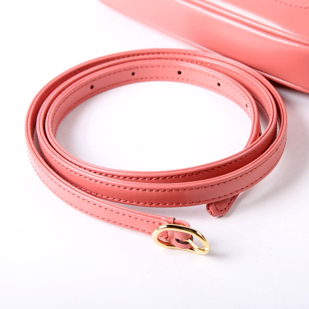 Gucci 637091 Jackie 1961 Mini Hobo Leather Coral