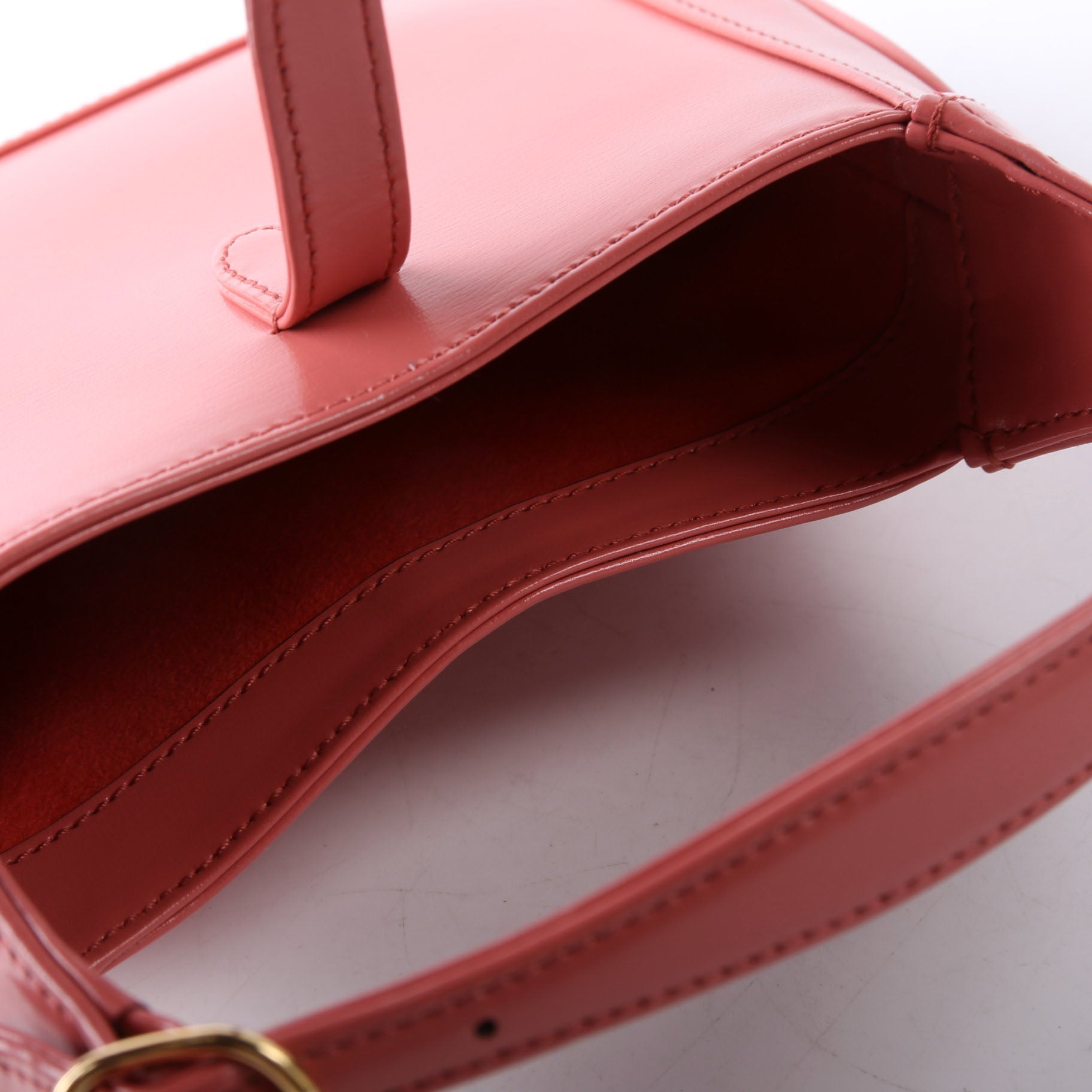 Gucci 637091 Jackie 1961 Mini Hobo Leather Coral