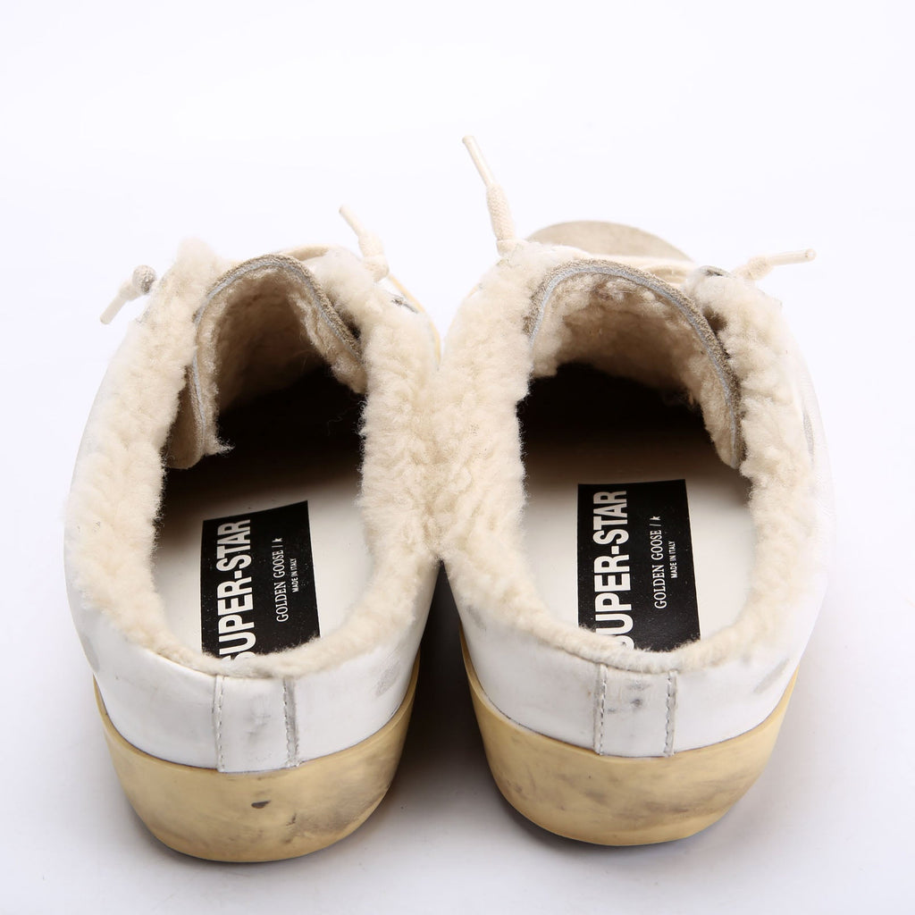 Superstar Sabot Sneakers Size 39 White/Beige