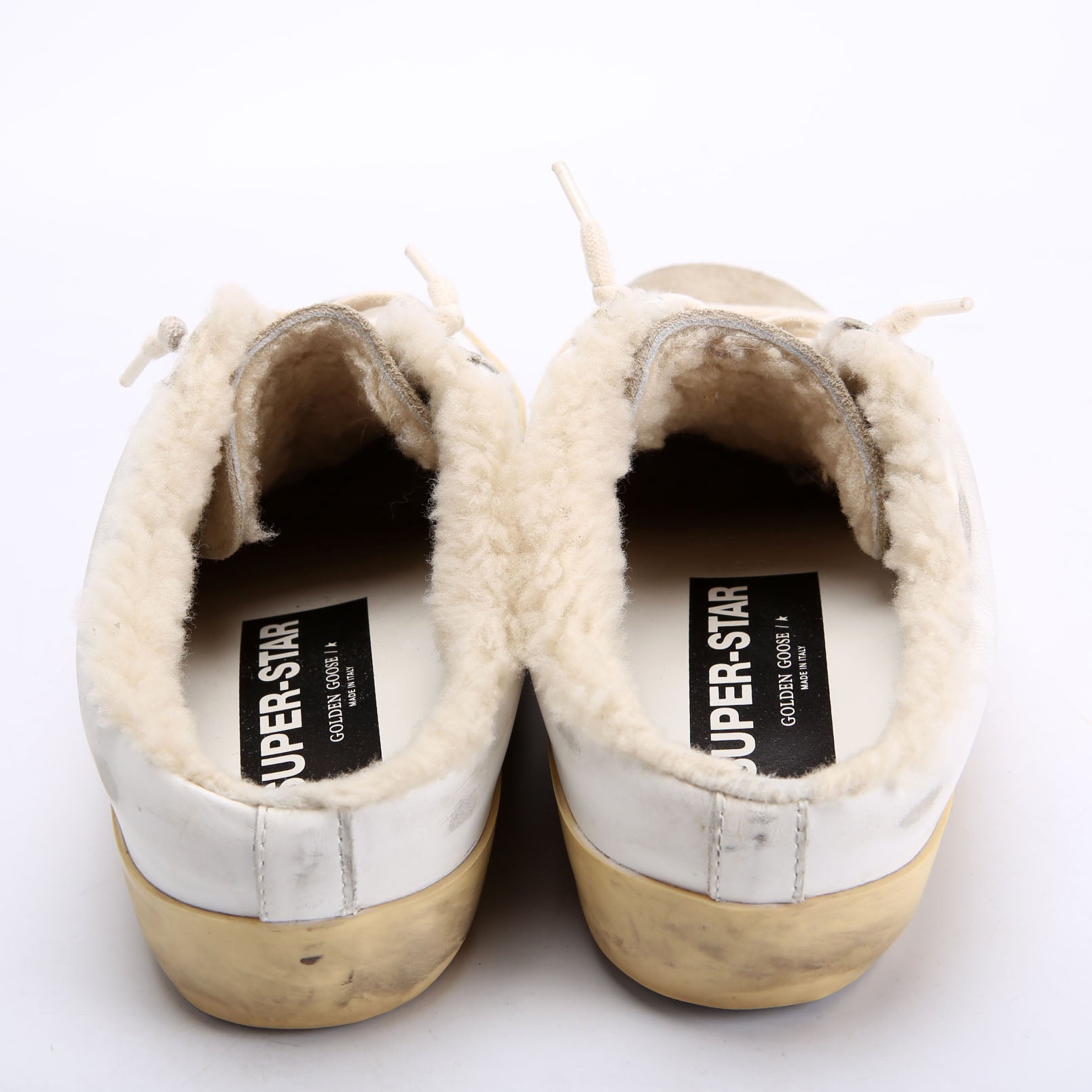 Superstar Sabot Sneakers Size 39 White/Beige