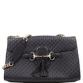 449635 Emily Micro Medium Chain Black